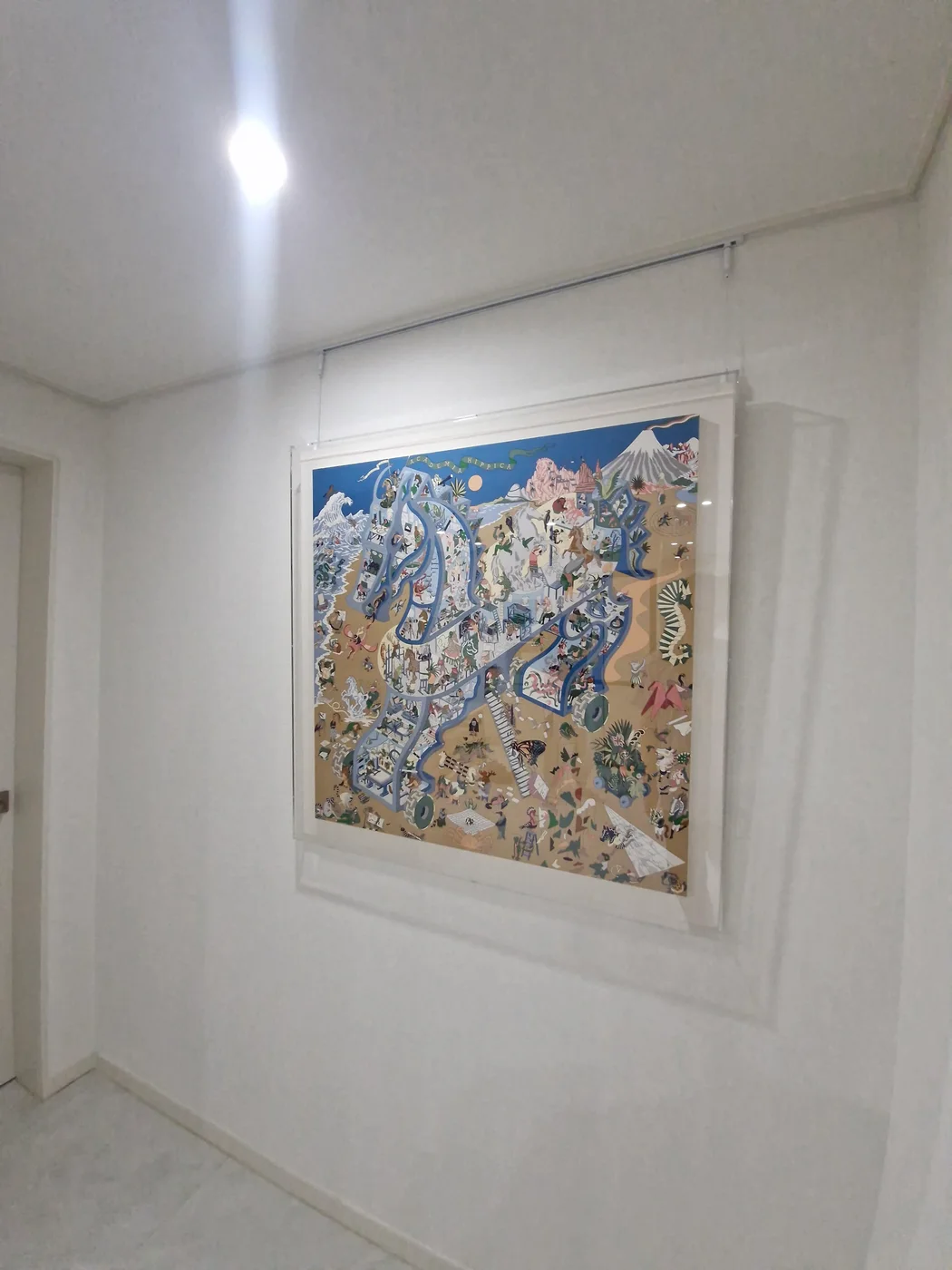 완료 후 작품 측면 마감 확인